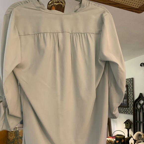 L.C. Lauren Conrad Mint Green Blouse, Size Small - Picture 3 of 3
